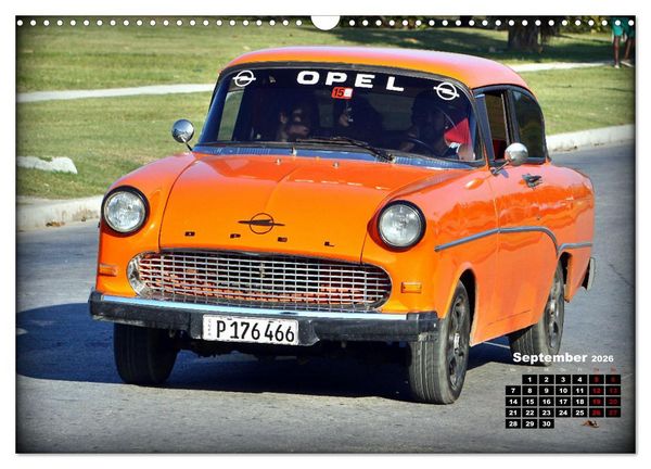 Produktbild: Opel Hits - Deutsche Oldtimer in Kuba (Wandkalender 2026 DIN A3 quer), CALVENDO Monatskalender