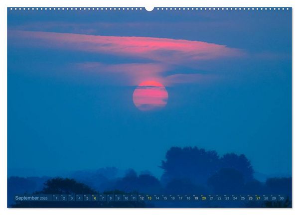 Produktbild: Die Sonne - 2026 (hochwertiger Premium Wandkalender 2026 DIN A2 quer), Kunstdruck in Hochglanz