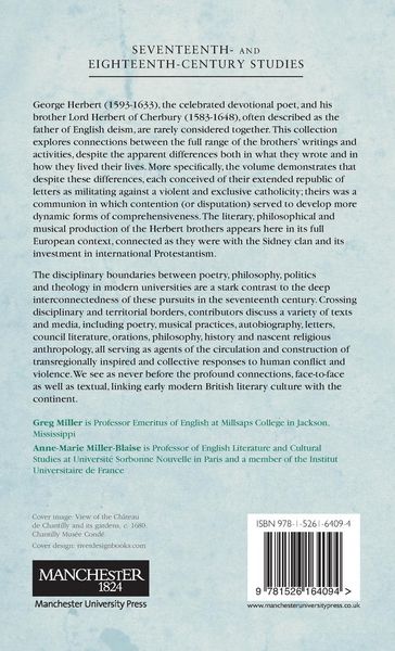 Produktbild: Edward and George Herbert in the European Republic of Letters