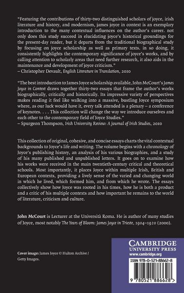 Produktbild: James Joyce in Context