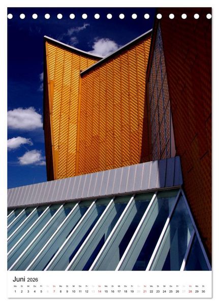 Produktbild: Philharmonie und Kammermusiksaal Berlin (Tischkalender 2026 DIN A5 hoch), CALVENDO Monatskalender