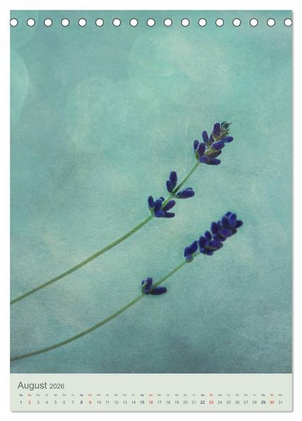 Produktbild: Flora (Tischkalender 2026 DIN A5 hoch), CALVENDO Monatskalender