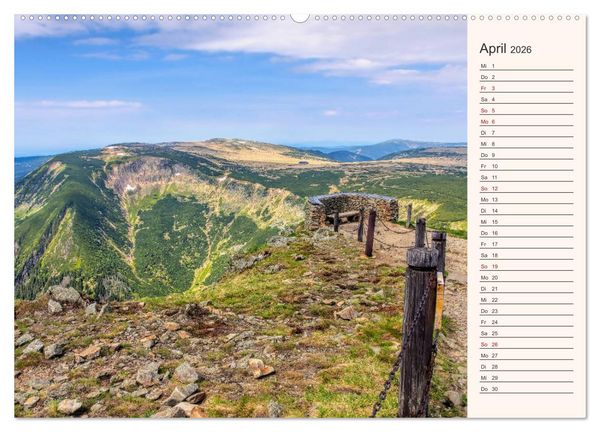 Produktbild: Riesengebirge - Zwischen Schlesien und B&ouml;hmen (Wandkalender 2026 DIN A2 quer), CALVENDO Monatskalender