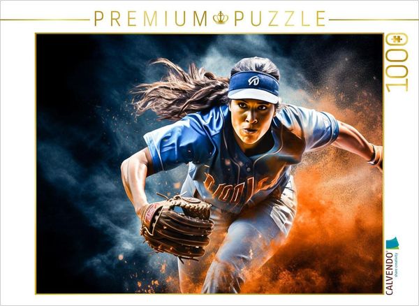 CALVENDO Puzzle Ein Motiv aus dem Kalender Basball und Motivation | 1000 Teile Lege-Größe 64x48cm Foto-Puzzle für glückliche Stunden
