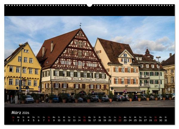 Produktbild: Esslingen am Neckar - Vom Mittelalter in die Moderne (Wandkalender 2026 DIN A2 quer), CALVENDO Monatskalender