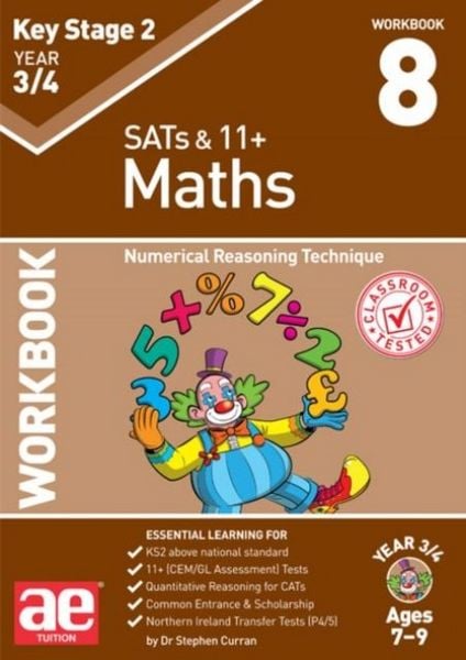 Produktbild: KS2 Maths Year 3/4 Workbook 8