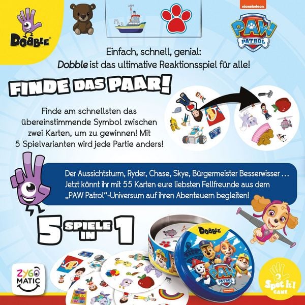 Produktbild: Dobble Paw Patrol
