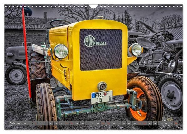 Produktbild: Traktoren - Oldtimer (Wandkalender 2026 DIN A3 quer), CALVENDO Monatskalender