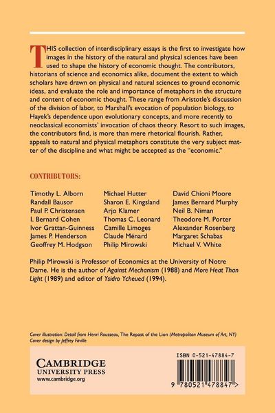 Produktbild: Natural Images in Economic Thought
