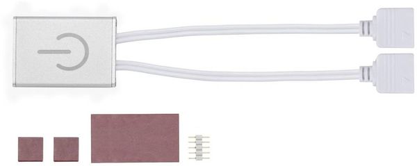 Paulmann 70975 Touch Switch 144 W (max) Metall (B x H x T) 4.3 x 0.85 x 3 cm 1 St.