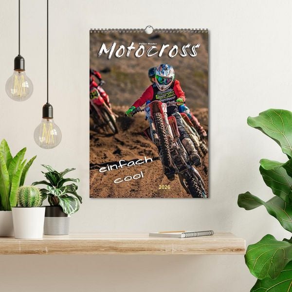 Produktbild: Motocross - einfach cool (Wandkalender 2026 DIN A3 hoch), CALVENDO Monatskalender