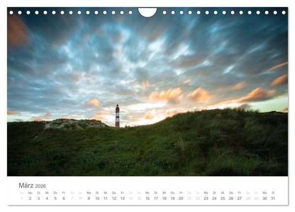 Produktbild: Amrum - Nordseeinsel im Wechsel der Gezeiten (Wandkalender 2026 DIN A4 quer), CALVENDO Monatskalender