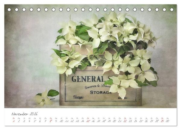 Produktbild: Bl&uuml;ten Poesie (Tischkalender 2026 DIN A5 quer), CALVENDO Monatskalender