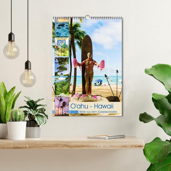 Produktbild: O'ahu - Hawaii, Bilder aus dem S&uuml;dseeparadies (Wandkalender 2026 DIN A3 hoch), CALVENDO Monatskalender