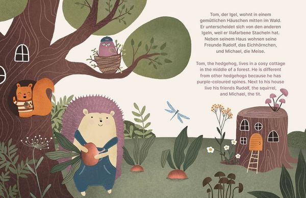 Produktbild: Der Igel, der das Wetter malte - The Hedgehog, Who Painted the Weather