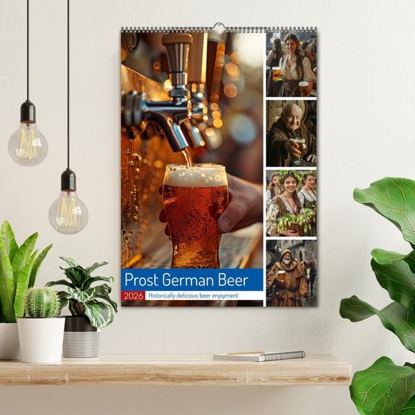 Produktbild: Prost German Beer (Wall Calendar 2026 DIN A2 portrait), CALVENDO 12 Month Wall Calendar