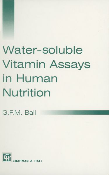 Produktbild: Water-soluble Vitamin Assays in Human Nutrition