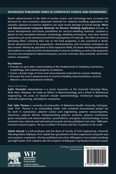 Produktbild: Micro and Nanostructured Composite Materials for Neutron Shielding Applications