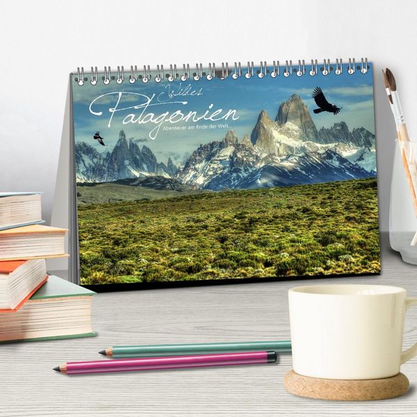 Produktbild: Wildes Patagonien - Abenteuer am Ende der Welt (Tischkalender 2026 DIN A5 quer), CALVENDO Monatskalender
