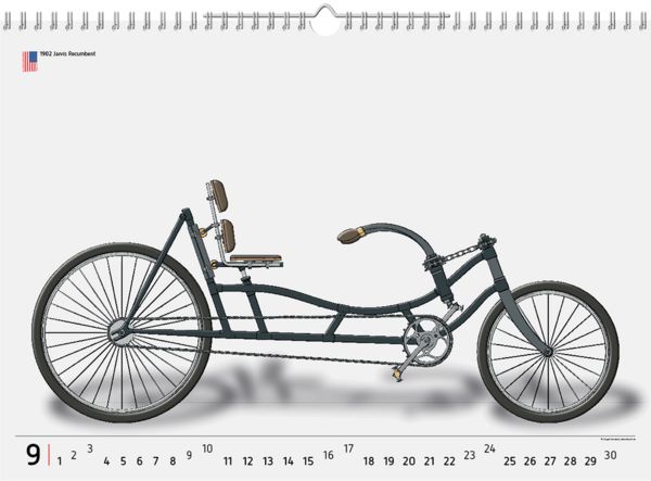 Produktbild: 2023, 12 Fahrradklassiker, Wandkalender