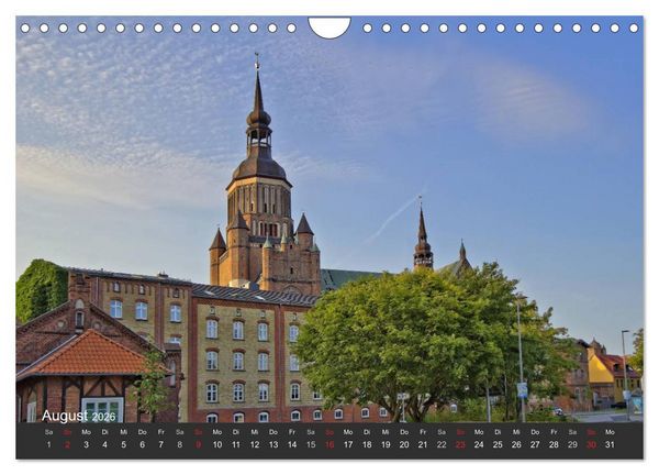 Produktbild: Stralsund. Das Tor zur Insel R&uuml;gen (Wandkalender 2026 DIN A4 quer), CALVENDO Monatskalender