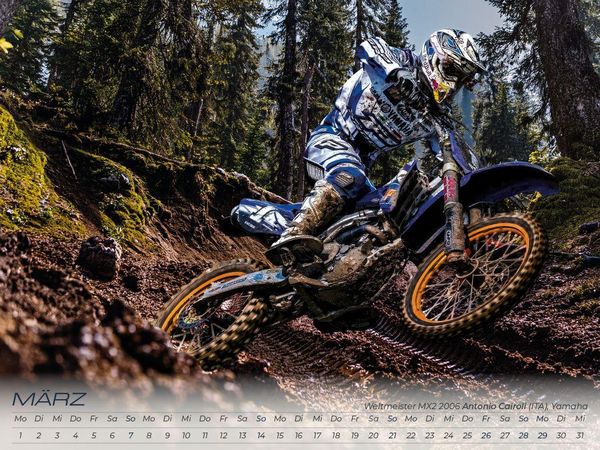 Produktbild: Motocross Artwork Edition Kalender 2027