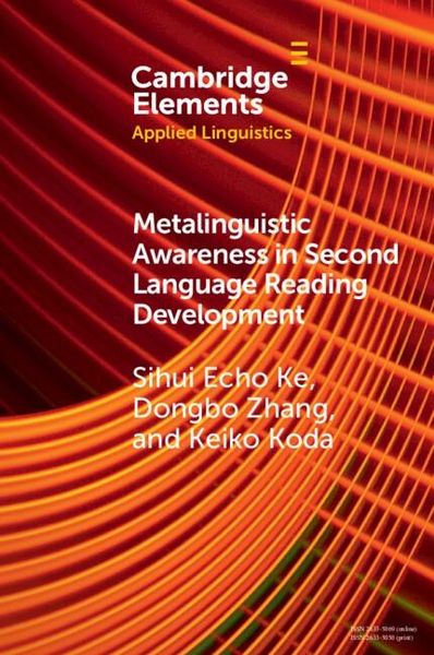 Produktbild: Metalinguistic Awareness in Second Language Reading Development