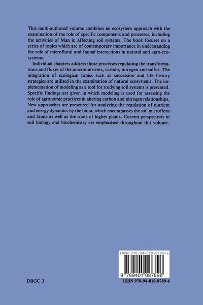 Produktbild: Microfloral and faunal interactions in natural and agro-ecosystems