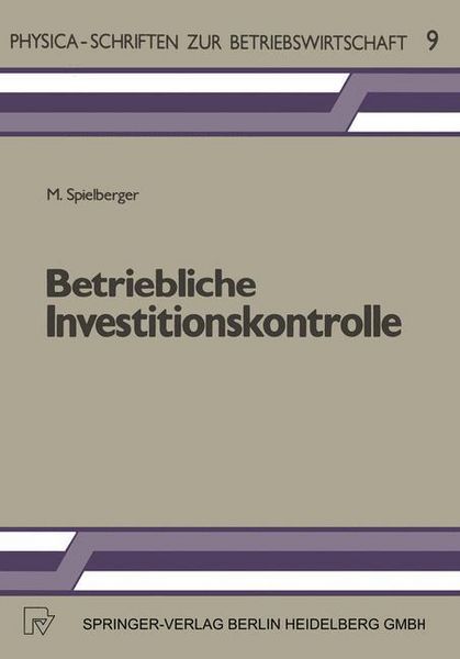 Produktbild: Betriebliche Investitionskontrolle.