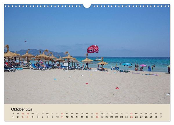 Produktbild: Mallorca - Traumhafte Balearen Insel (Wandkalender 2026 DIN A3 quer), CALVENDO Monatskalender