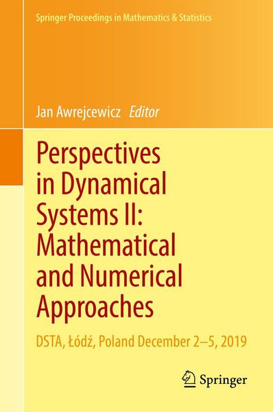 Produktbild: Perspectives in Dynamical Systems II: Mathematical and Numerical Approaches