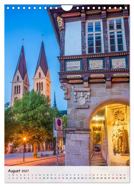 Produktbild: Halberstadt - Architektur, die Geschichten erz&auml;hlt (Wandkalender 2027 DIN A4 hoch), CALVENDO Monatskalender