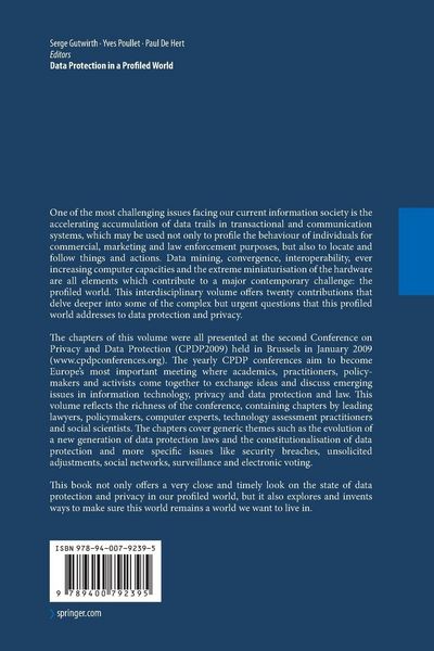 Produktbild: Data Protection in a Profiled World