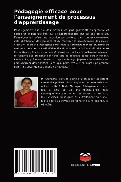 Produktbild: P&eacute;dagogie efficace pour l'enseignement du processus d'apprentissage