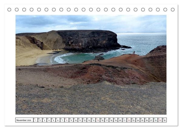Produktbild: Lanzarote - Playa Blanca (Tischkalender 2026 DIN A5 quer), CALVENDO Monatskalender