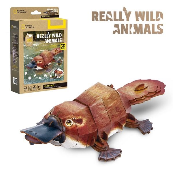 Produktbild: CUBICFUN - 3D Puzzle Schnabeltier 68 Teile