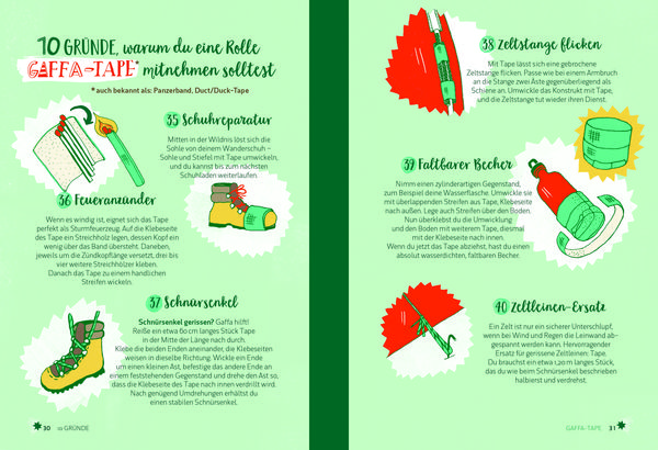Produktbild: Auf alles vorbereitet, Lifehacks für draußen