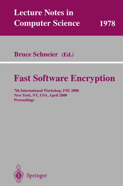 Produktbild: Fast Software Encryption
