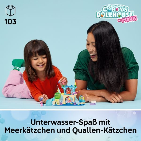 Produktbild: LEGO Gabbys Puppenhaus 11204 Meerjungfrau Gabbys Aquarium Abenteuer
