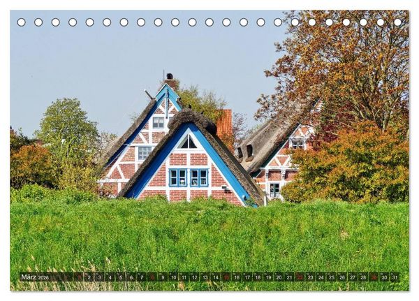 Produktbild: Das Alte Land vor den Toren Hamburgs (Tischkalender 2026 DIN A5 quer), CALVENDO Monatskalender
