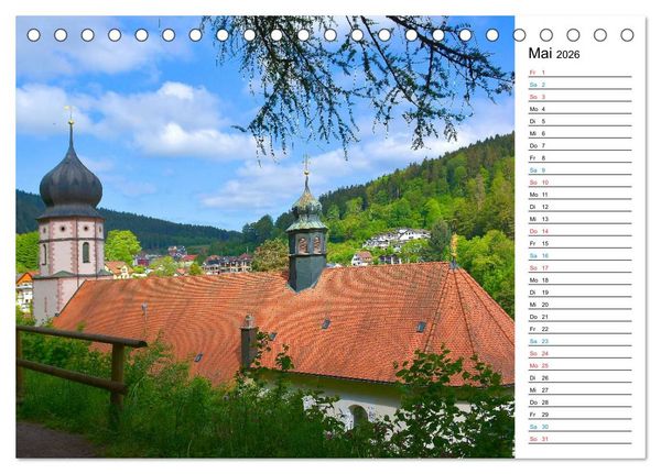Produktbild: Hochschwarzwald (Tischkalender 2026 DIN A5 quer), CALVENDO Monatskalender