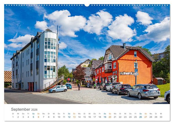 Produktbild: Oberhof - Urlaubsparadies am Rennsteig (hochwertiger Premium Wandkalender 2026 DIN A2 quer), Kunstdruck in Hochglanz