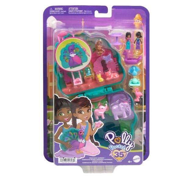 Polly Pocket Peacock Garden-Schatulle