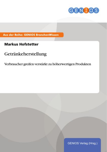 Produktbild: Getr&auml;nkeherstellung