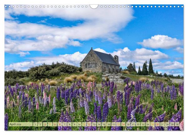Produktbild: Neuseeland - atemberaubend sch&ouml;n (Wandkalender 2026 DIN A3 quer), CALVENDO Monatskalender