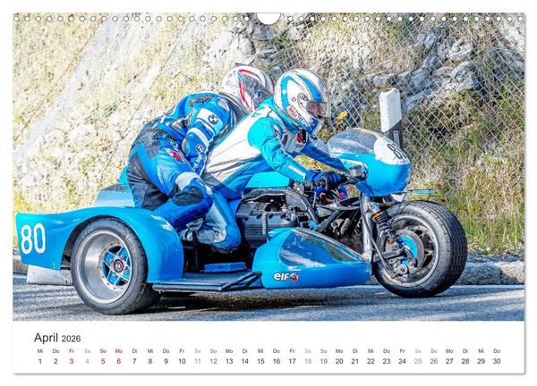 Produktbild: Motorradgespanne am Jochpass (Wandkalender 2026 DIN A3 quer), CALVENDO Monatskalender