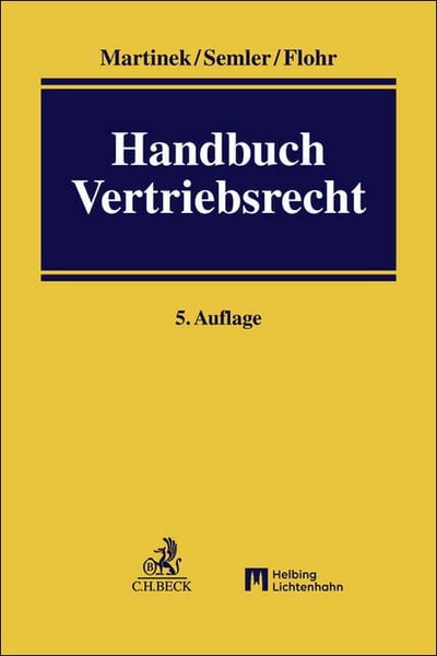 Produktbild: Handbuch Vertriebsrecht