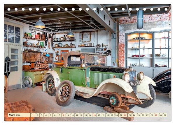 Produktbild: Nationales Auto Museum, The Loh Collection (Tischkalender 2026 DIN A5 quer), CALVENDO Monatskalender