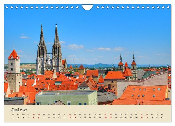Produktbild: Regensburg. Du bist so sch&ouml;n (Wandkalender 2027 DIN A4 quer), CALVENDO Monatskalender