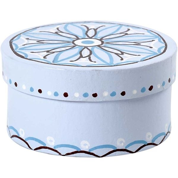 Produktbild: Creativ Company Schachteln Rund, H 5+6,5+7,5 cm, D 10+13+16 cm, 3 Stk, 1 Set